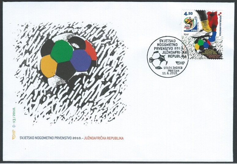 Croatia 2010 World Cup FDC
