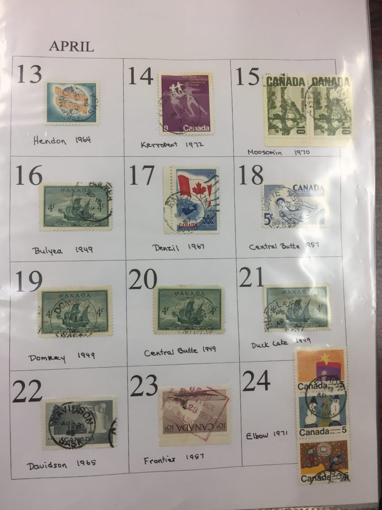 Bob's Postmark Calendar