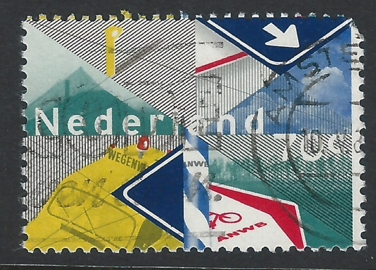 Example of Dutch graphic design on a stamp